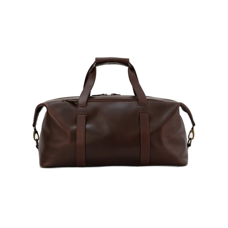 The Dale Vintage Brown Leather Duffle Bag